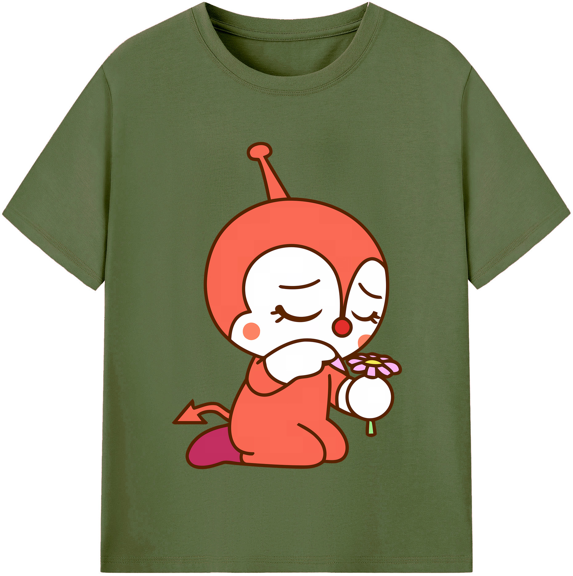 （画像用） アンパンマン Anpanman 綿100％半袖Tシャツ（フロントプリント）